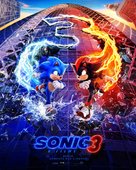 Sonic the Hedgehog 3 - Brazilian Movie Poster (xs thumbnail)