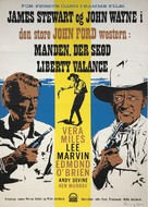 The Man Who Shot Liberty Valance - Danish Movie Poster (xs thumbnail)