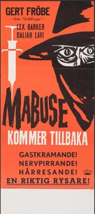 Im Stahlnetz des Dr. Mabuse - Swedish Movie Poster (xs thumbnail)