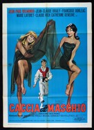 La chasse &agrave; l&#039;homme - Italian Movie Poster (xs thumbnail)