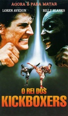 The King of the Kickboxers - Portuguese VHS movie cover (xs thumbnail)