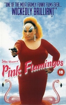 Pink Flamingos - British VHS movie cover (xs thumbnail)