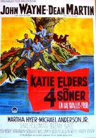 The Sons of Katie Elder - Swedish Movie Poster (xs thumbnail)