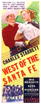 West of the Santa Fe - Movie Poster (xs thumbnail)