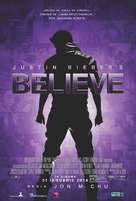Justin Bieber&#039;s Believe - Romanian Movie Poster (xs thumbnail)