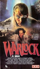 Warlock - Argentinian VHS movie cover (xs thumbnail)