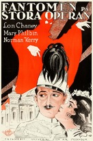 The Phantom of the Opera - Swedish Movie Poster (xs thumbnail)
