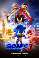 Sonic the Hedgehog 3 - Spanish Movie Poster (xs thumbnail)