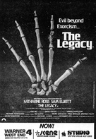 The Legacy - British poster (xs thumbnail)