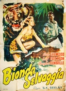 Blonde Savage - Italian Movie Poster (xs thumbnail)