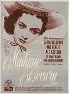 Madame Bovary - Danish Movie Poster (xs thumbnail)