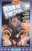 The Beast Must Die - Finnish VHS movie cover (xs thumbnail)