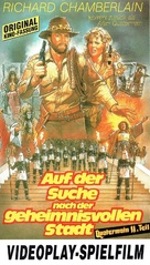 Allan Quatermain and the Lost City of Gold - German VHS movie cover (xs thumbnail)