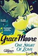 One Night of Love - Swedish Movie Poster (xs thumbnail)