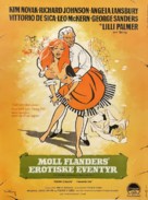 The Amorous Adventures of Moll Flanders - Danish Movie Poster (xs thumbnail)