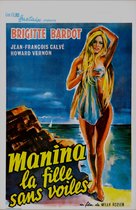 Manina, la fille sans voiles - Belgian Re-release movie poster (xs thumbnail)