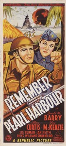 Remember Pearl Harbor - Australian Movie Poster (xs thumbnail)