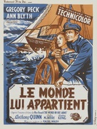 The World in His Arms - French Movie Poster (xs thumbnail)