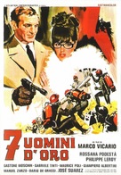 Sette uomini d&#039;oro - Italian Movie Poster (xs thumbnail)