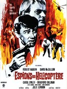 The Helicopter Spies - French Movie Poster (xs thumbnail)