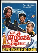 The Three Stooges in Orbit - Belgian Movie Poster (xs thumbnail)