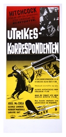 Foreign Correspondent - Swedish Movie Poster (xs thumbnail)