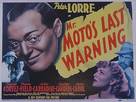 Mr. Moto&#039;s Last Warning - Movie Poster (xs thumbnail)