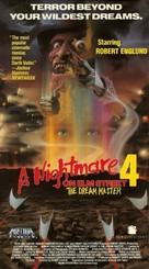 A Nightmare on Elm Street 4: The Dream Master - VHS movie cover (xs thumbnail)