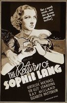 The Return of Sophie Lang - poster (xs thumbnail)