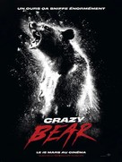 Cocaine Bear - French Movie Poster (xs thumbnail)