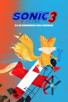 Sonic the Hedgehog 3 - Brazilian Movie Poster (xs thumbnail)