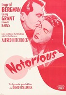 Notorious - Swedish Movie Poster (xs thumbnail)