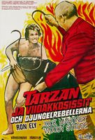 Tarzan&#039;s Deadly Silence - Swedish Movie Poster (xs thumbnail)