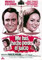 Me has hecho perder el juicio - Spanish Movie Poster (xs thumbnail)