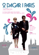 2 Days in Paris - Swedish Movie Poster (xs thumbnail)