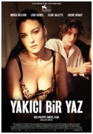 Un &eacute;t&eacute; br&ucirc;lant - Turkish Movie Poster (xs thumbnail)