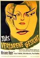Das verlorene Gesicht - German Movie Poster (xs thumbnail)