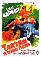 Tarzan and the Slave Girl - French Movie Poster (xs thumbnail)
