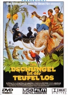 Im Dschungel ist der Teufel los - German Movie Cover (xs thumbnail)