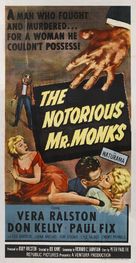 The Notorious Mr. Monks - Movie Poster (xs thumbnail)