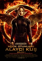 The Hunger Games: Mockingjay - Part 1 - Turkish Movie Poster (xs thumbnail)