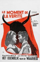 Il momento della verit&agrave; - Belgian Movie Poster (xs thumbnail)