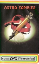 The Astro-Zombies - Finnish VHS movie cover (xs thumbnail)
