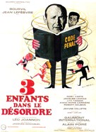 Trois enfants... dans le d&eacute;sordre - French Movie Poster (xs thumbnail)