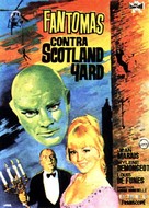 Fant&ocirc;mas contre Scotland Yard - Spanish Movie Poster (xs thumbnail)