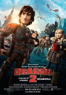 How to Train Your Dragon 2 - Romanian Movie Poster (xs thumbnail)