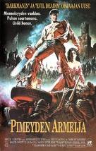 Army of Darkness - Finnish VHS movie cover (xs thumbnail)