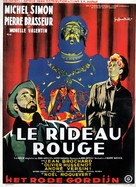 Le rideau rouge - Belgian Movie Poster (xs thumbnail)