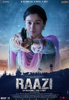 Raazi - Indian Movie Poster (xs thumbnail)