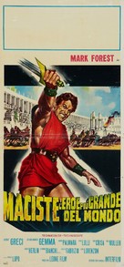 Maciste, l&#039;eroe pi&ugrave; grande del mondo - Italian Movie Poster (xs thumbnail)